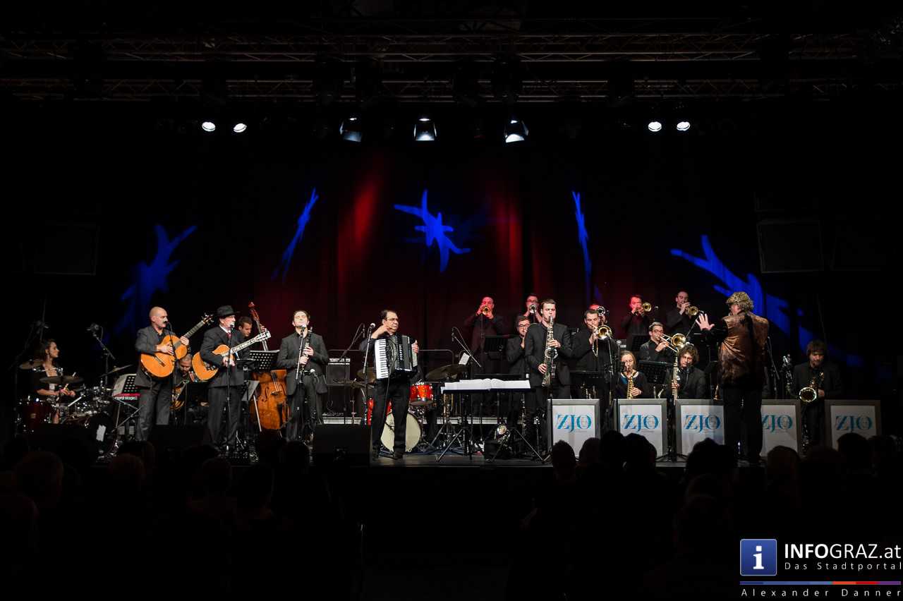 Zagreb Jazzorkestar und Wiener Tschuschenkapelle im Dom im Berg Graz am 23. November 2015 - 001