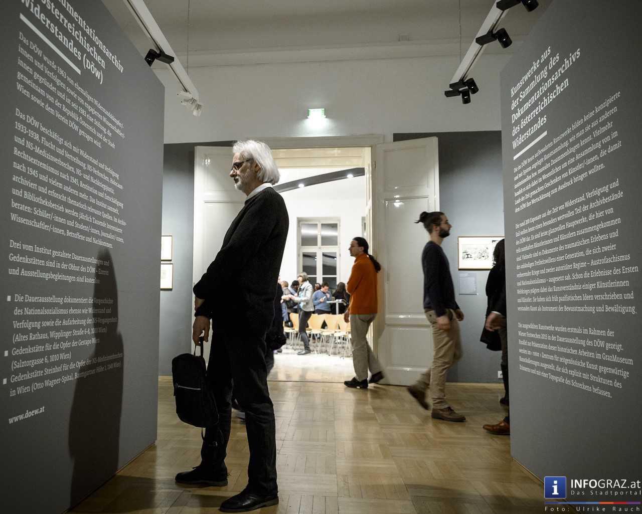 Ausstellungseröffnung im GrazMuseum - Kunstwerke aus der Sammlung des DÖW - 018