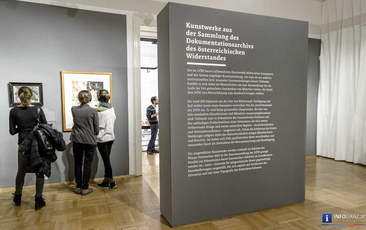 Ausstellungseröffnung im GrazMuseum - Kunstwerke aus der Sammlung des DÖW - 028
