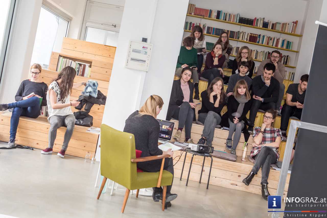 kunsttext.Werkstatt zu Gast im Grazer Kunstverein am 13. Februar 2016 - 007