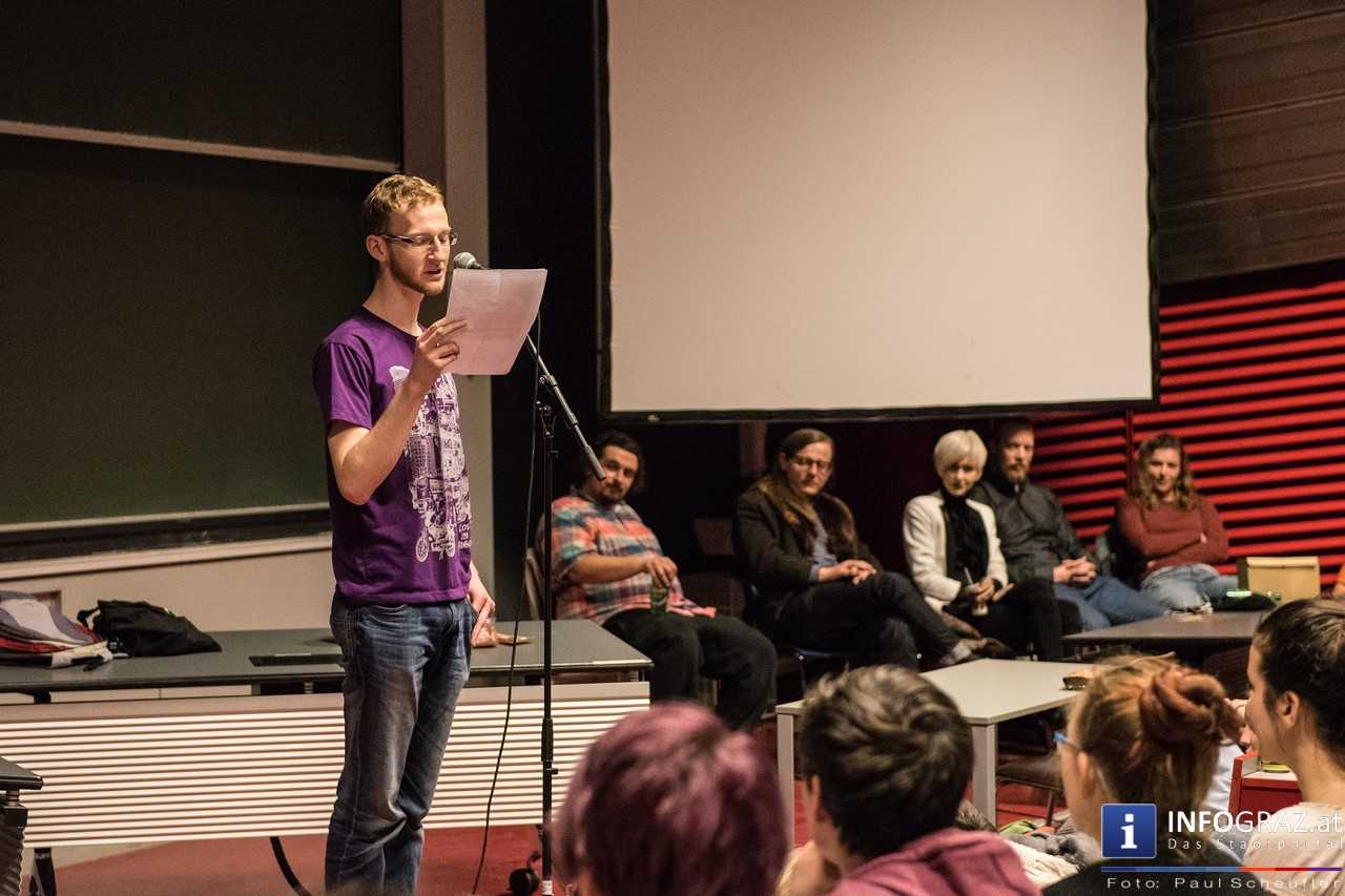 12. Grazer Hörsaal Poetry Slam Karl-Franzens-Universität Graz Donnerstag, 17. März 2016 - 003