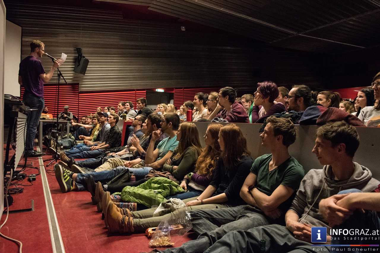 12. Grazer Hörsaal Poetry Slam Karl-Franzens-Universität Graz Donnerstag, 17. März 2016 - 005