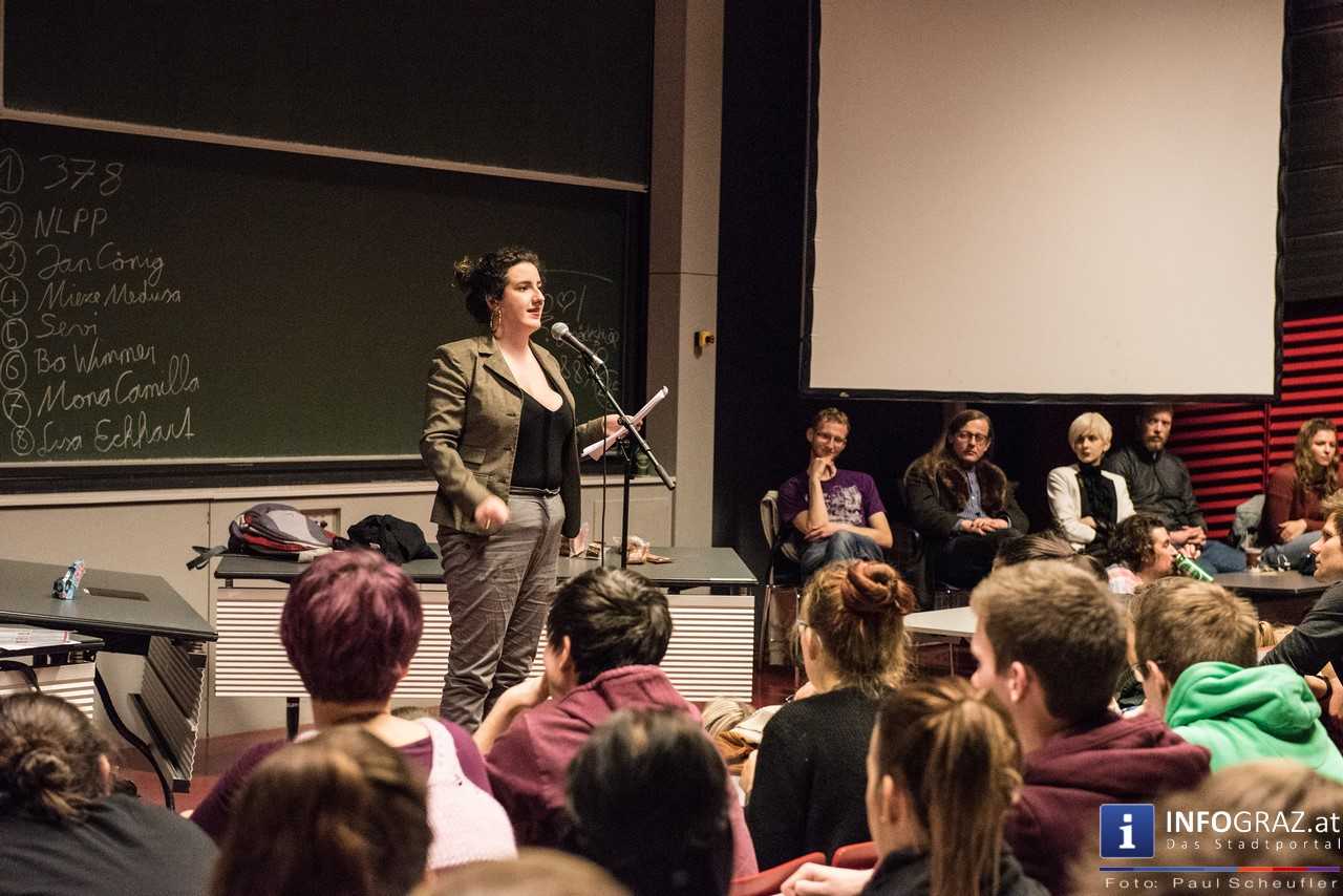 12. Grazer Hörsaal Poetry Slam Karl-Franzens-Universität Graz Donnerstag, 17. März 2016 - 010