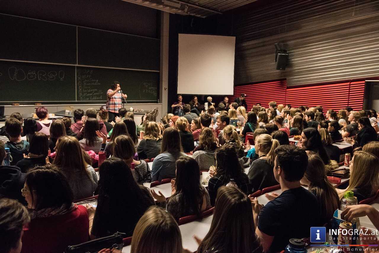 12. Grazer Hörsaal Poetry Slam Karl-Franzens-Universität Graz Donnerstag, 17. März 2016 - 011