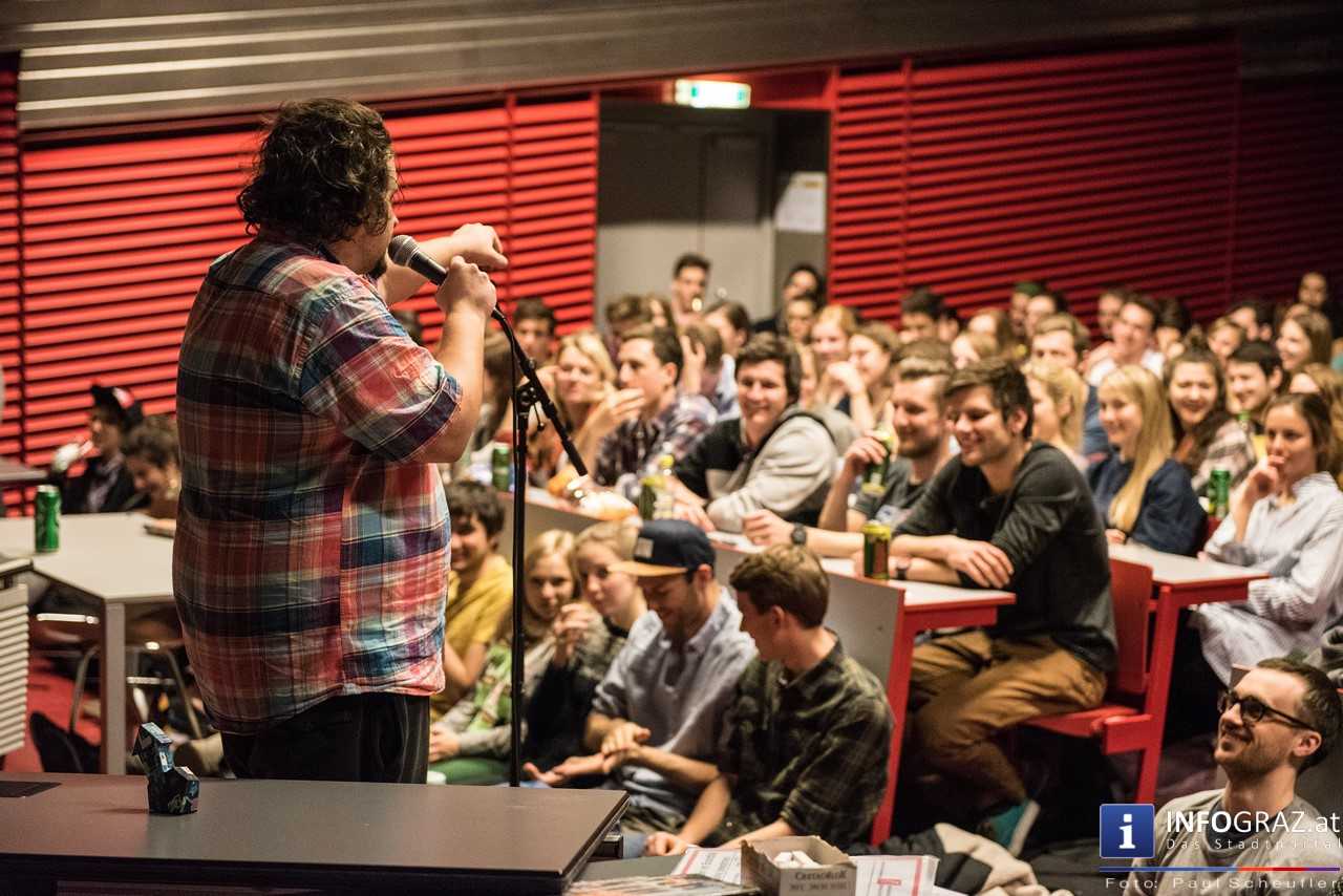 12. Grazer Hörsaal Poetry Slam Karl-Franzens-Universität Graz Donnerstag, 17. März 2016 - 012