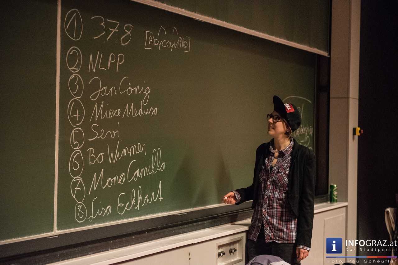 12. Grazer Hörsaal Poetry Slam Karl-Franzens-Universität Graz Donnerstag, 17. März 2016 - 013