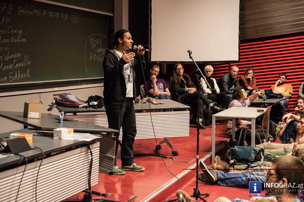 12. Grazer Hörsaal Poetry Slam Karl-Franzens-Universität Graz Donnerstag, 17. März 2016 - 017