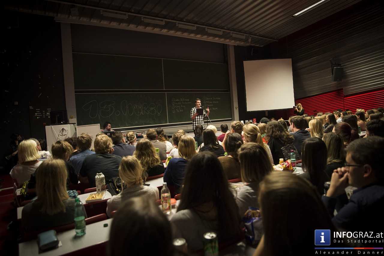 Die Grazer Poetry Slam-Szene - Hörsaal-Slam Graz - 14. April 2016 - 003