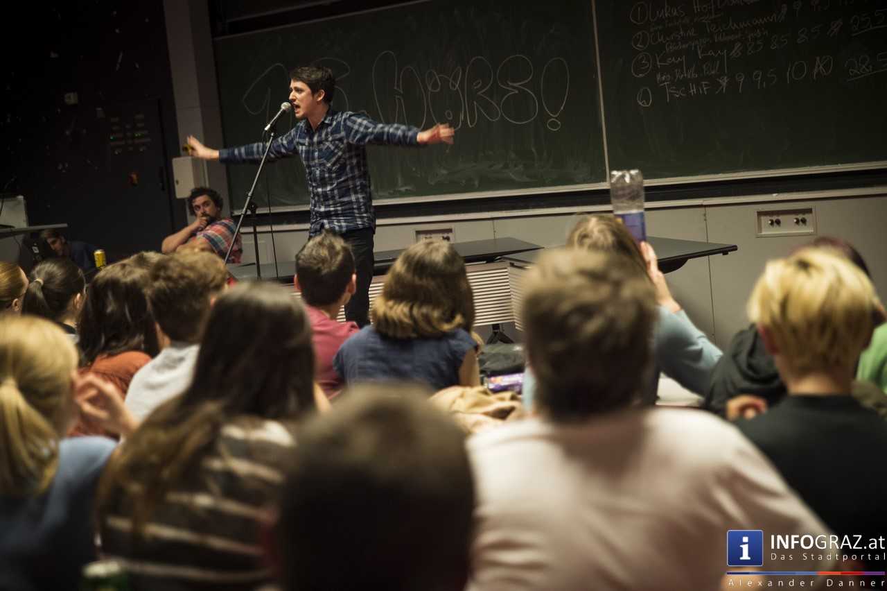 Die Grazer Poetry Slam-Szene - Hörsaal-Slam Graz - 14. April 2016 - 022