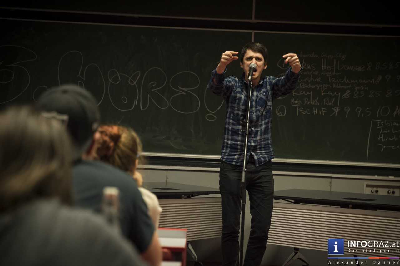 Die Grazer Poetry Slam-Szene - Hörsaal-Slam Graz - 14. April 2016 - 039