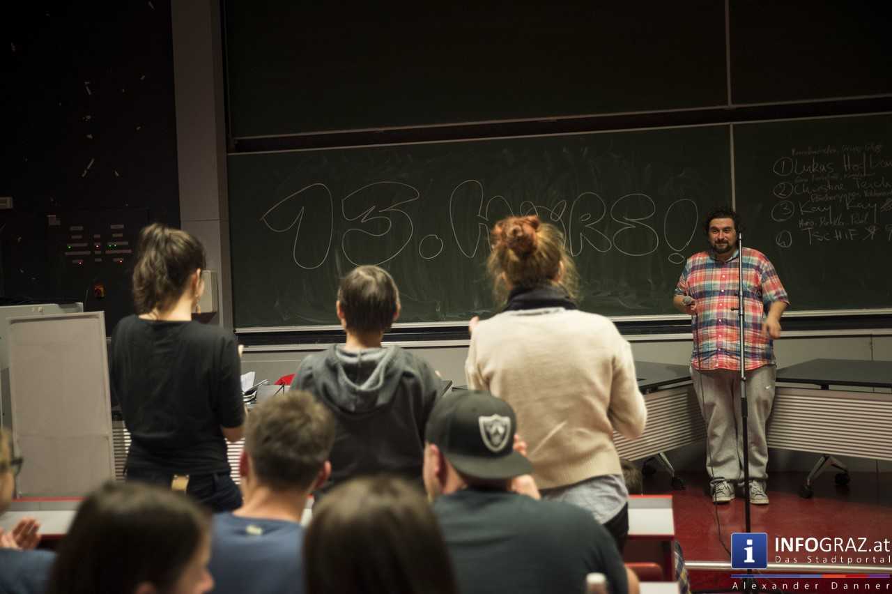 Die Grazer Poetry Slam-Szene - Hörsaal-Slam Graz - 14. April 2016 - 048
