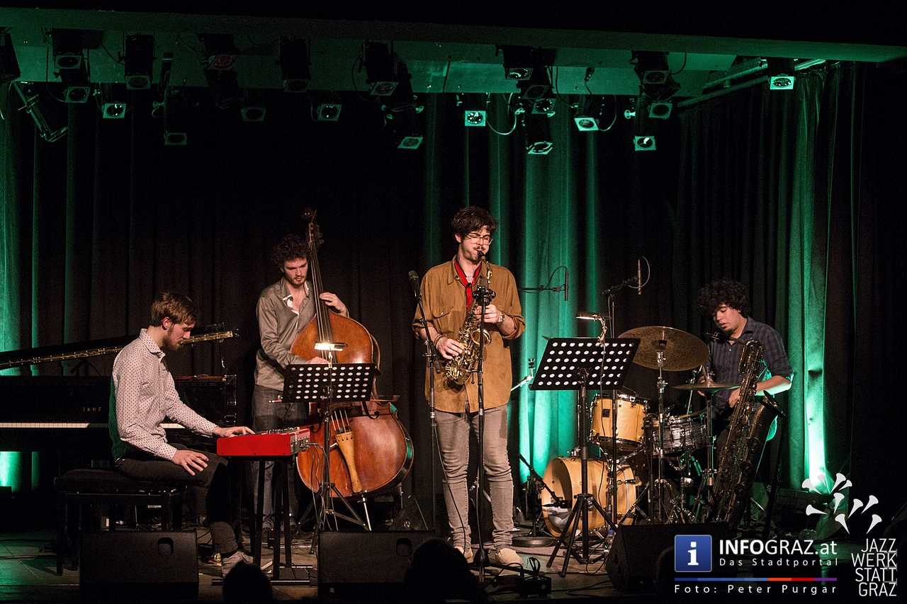 Recursion, Nik Holler Quartett Yedda und Lin's P.E.I. Trio - Jazzwerkstatt Graz 2016 - Freitag, 15.4.2016 - 092