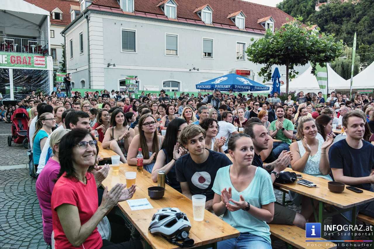 Steirischer ‚sience slam‘ am Mariahilferplatz Graz - Unterhaltung auf wissenschaftlichem Niveau - 032