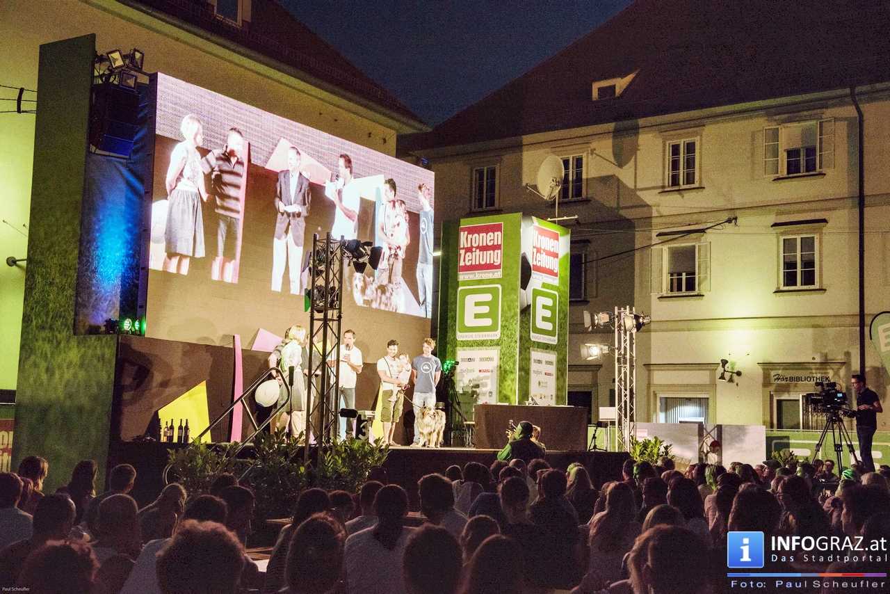 Steirischer ‚sience slam‘ am Mariahilferplatz Graz - Unterhaltung auf wissenschaftlichem Niveau - 096