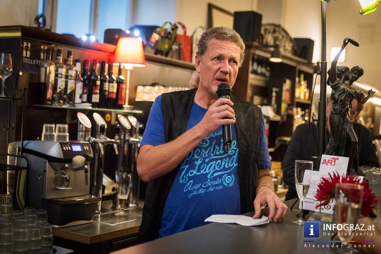 verhackART Vernissage ‚fremd‘ - im Grand Café Kaiserfeld - 010