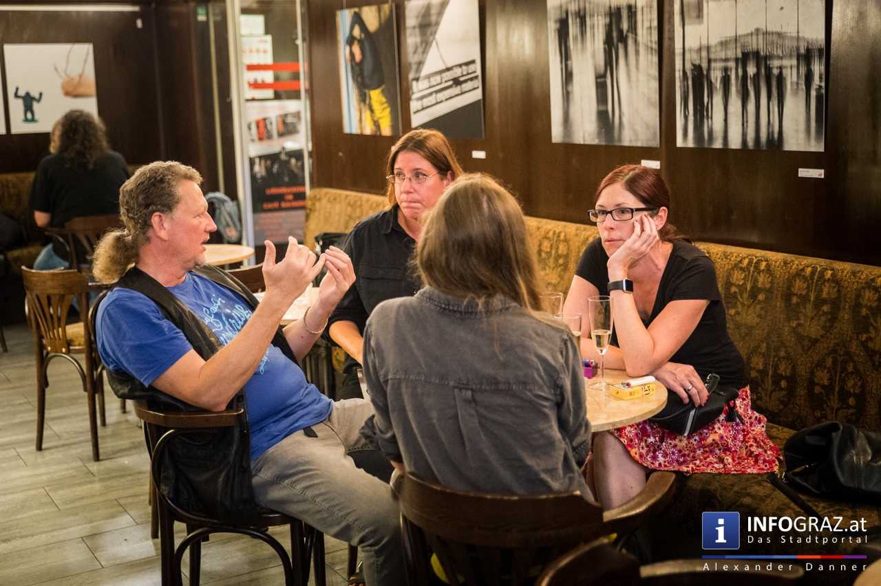 verhackART Vernissage ‚fremd‘ - im Grand Café Kaiserfeld - 035