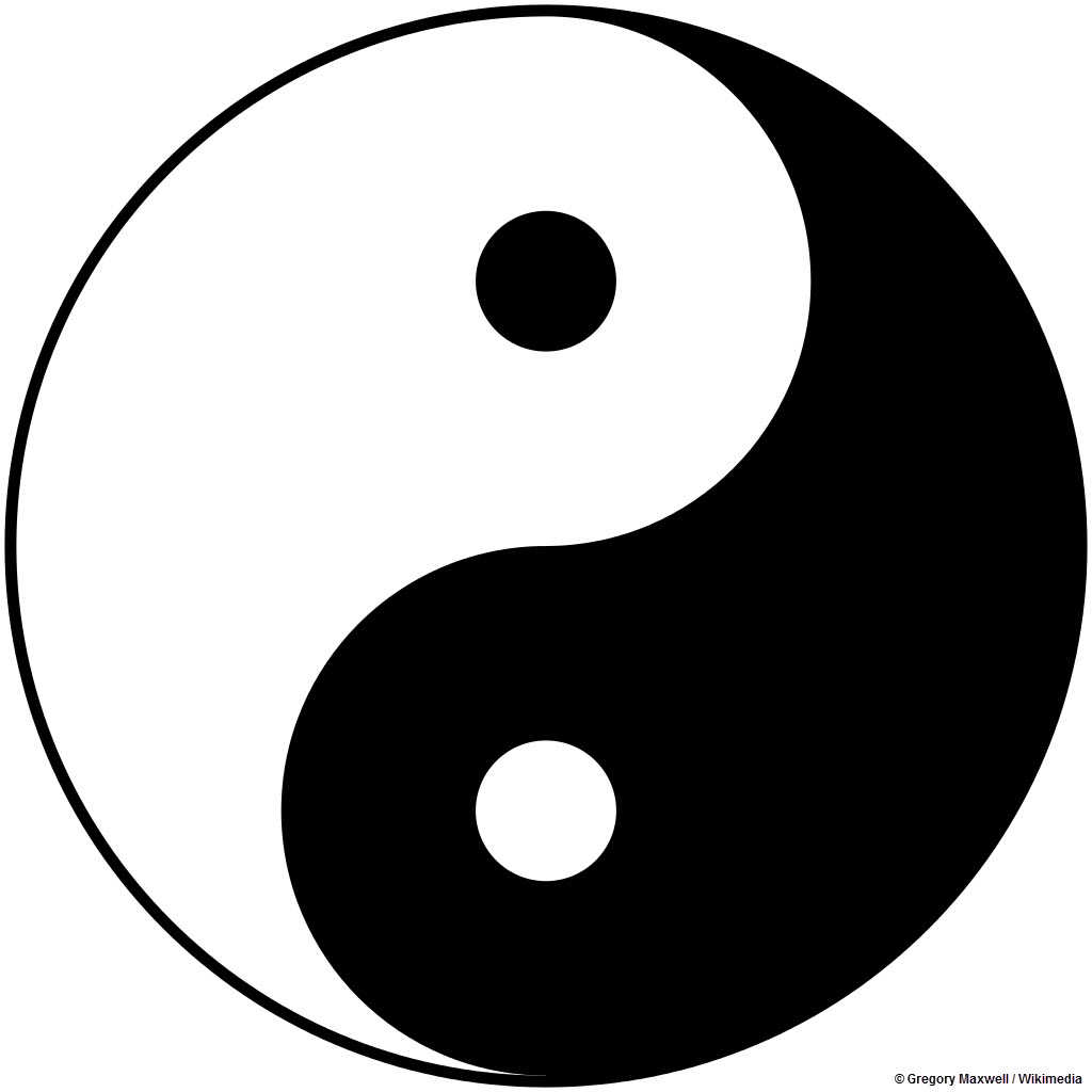 Yin und Yang,polare Kräfte,burnout Prävention,qi charger,was ist tai chi?Taij Symbol,chinesisch