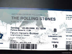 Raritäten,historisch,interessant,Eintrittskarten,Rolling Stones,Lake Festival,Ticket Center
