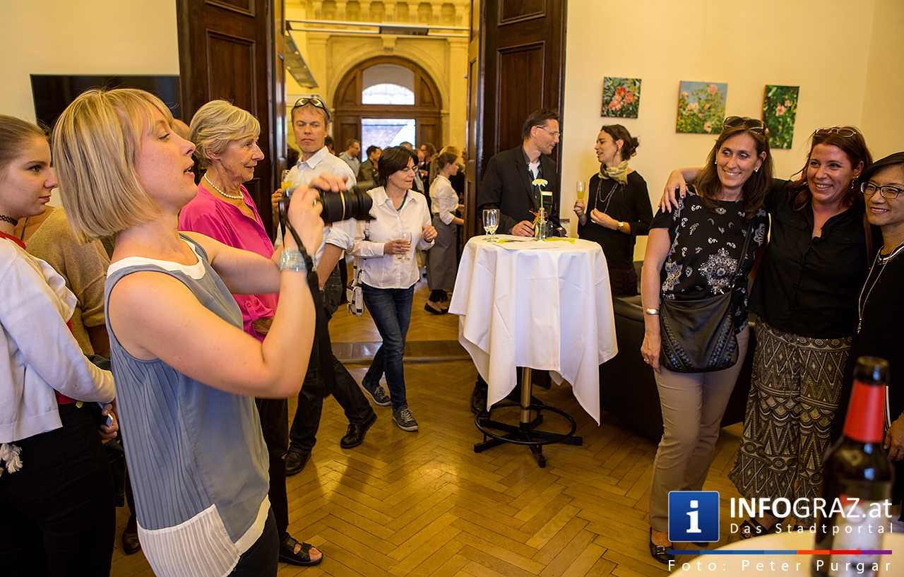 Ausstellungseröffnung von Julia Bauernfeind im Landhaus Graz - 044