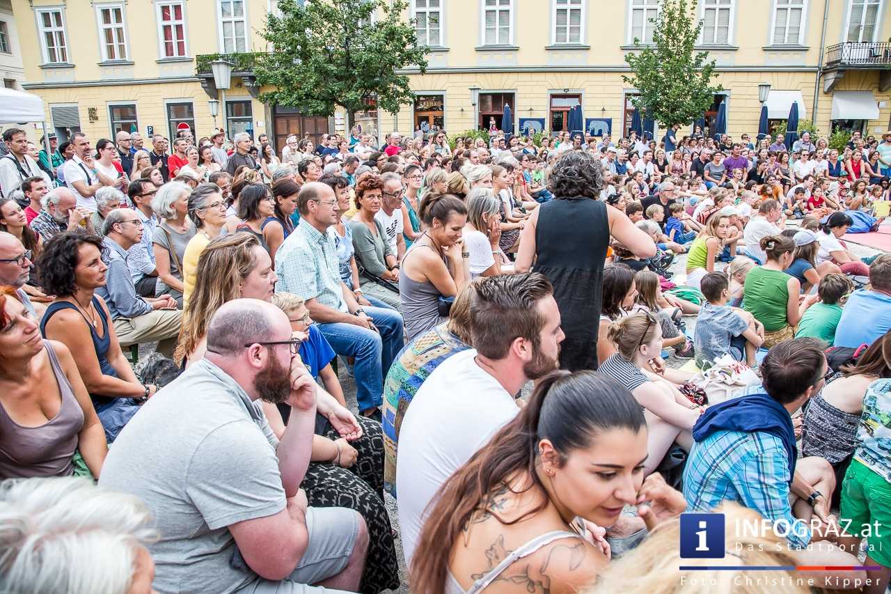 LLa Strada 2017 Graz,Sommertag,Volksgarten,Freiheitsplatz,Loslassen vom Alltag