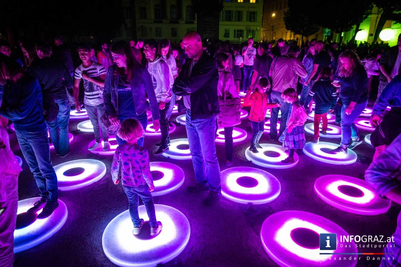 Lichtkunstfestival Klanglicht 2018 in der Grazer Innenstadt - 017