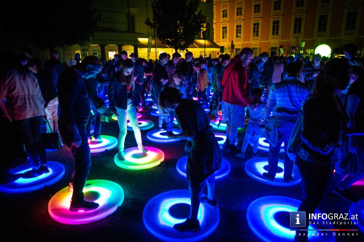 Lichtkunstfestival Klanglicht 2018 in der Grazer Innenstadt - 019