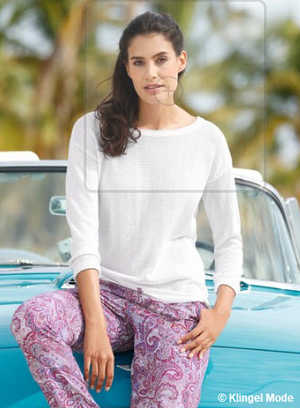 Laura Kent,Hose,Paisley Druck,Tipp,Klingel Mode,online Shop