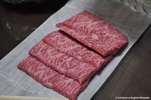 Matsusaka-Wagyu-Rind,charakteristisch,Marmorierung