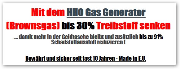 HHO-Gas Generator